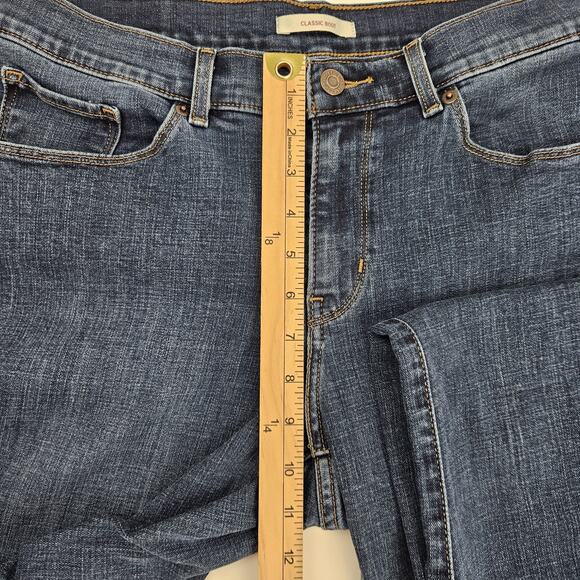 Levi's Classic Bootcut Jeans Women's 10 Denim Dark Wash Mid-Rise Stretch Blue - Picture 6 of 8
